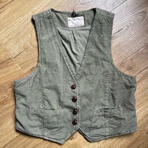 Free People Corduroy Vest